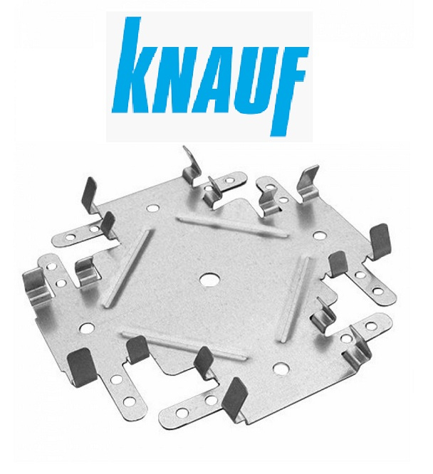 Соединитель профиля одноуровневый Краб Кнауф (Knauf) для ПП 60х27 толщ. 0,9мм